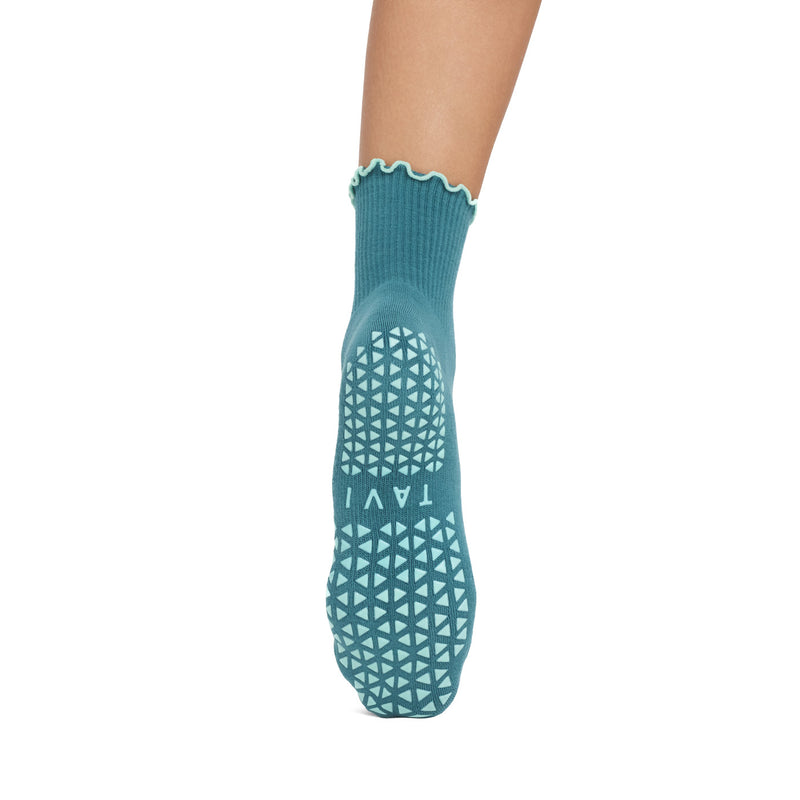Aria Ruffle Grip Socks | Socks > Grip | Tavi – Tavi Active