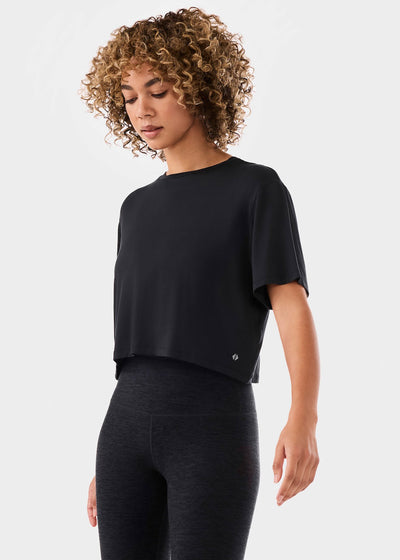 TaviLuxe® Crop Tee | Tops > Short Sleeve | Tavi – Tavi Active
