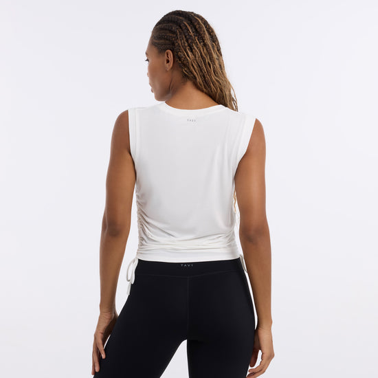 TaviLuxe® Crop Side Tie Tank | Tops > Tanks | Tavi – Tavi Active