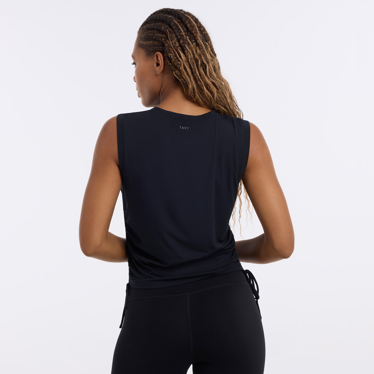TaviLuxe® Crop Side Tie Tank | Tops > Tanks | Tavi – Tavi Active