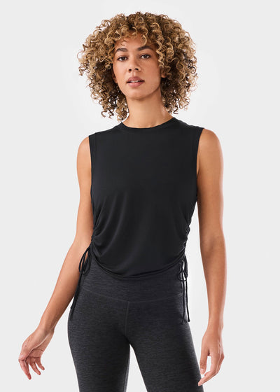 TaviLuxe® Crop Side Tie Tank | Tops > Tanks | Tavi – Tavi Active