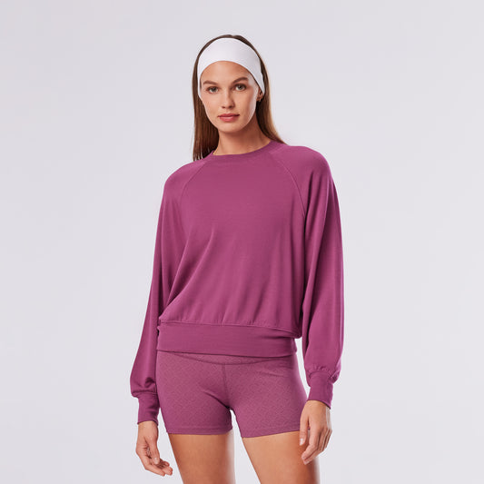TaviLuxe® Ease Crew Sweatshirt | Tops > Sweaters & Hoodies | Tavi – Tavi Active