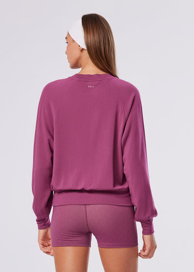 TaviLuxe® Ease Crew Sweatshirt | Tops > Sweaters & Hoodies | Tavi – Tavi Active