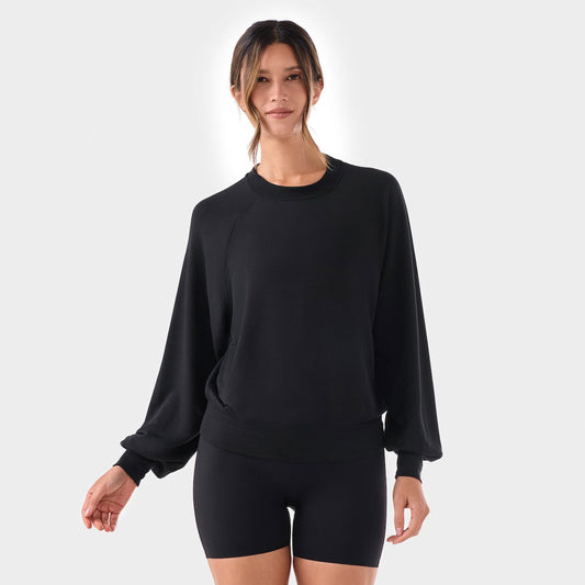 TaviLuxe® Ease Crew Sweatshirt | Tops > Sweaters & Hoodies | Tavi – Tavi Active