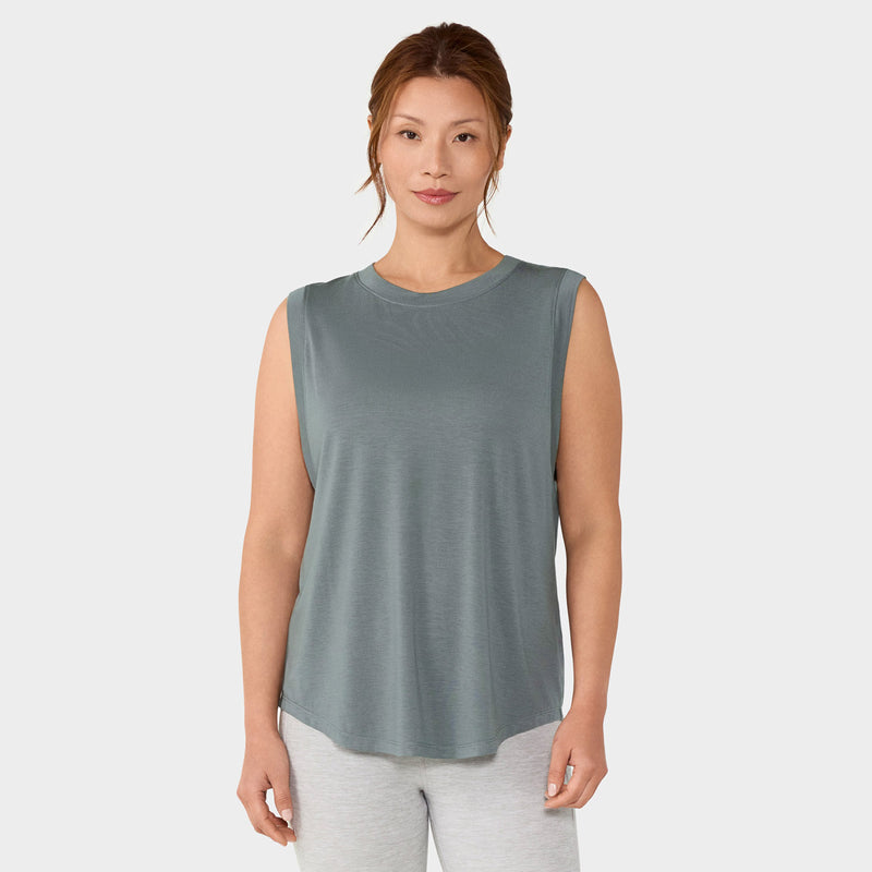 TaviLuxe® High Neck Muscle Tank | Tops > Tanks | Tavi – Tavi Active