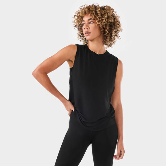 TaviLuxe® High Neck Muscle Tank | Tops > Tanks | Tavi – Tavi Active