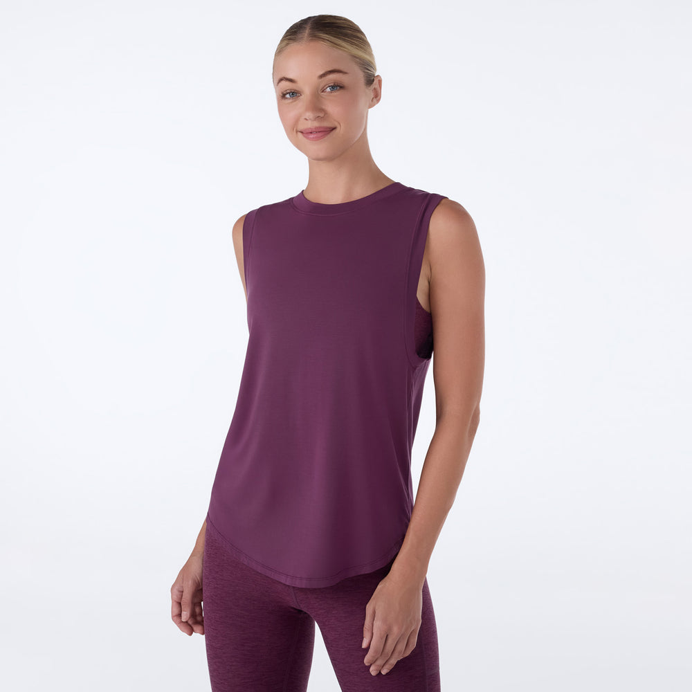TaviLuxe® High Neck Muscle Tank | Tops > Tanks | Tavi – Tavi Active