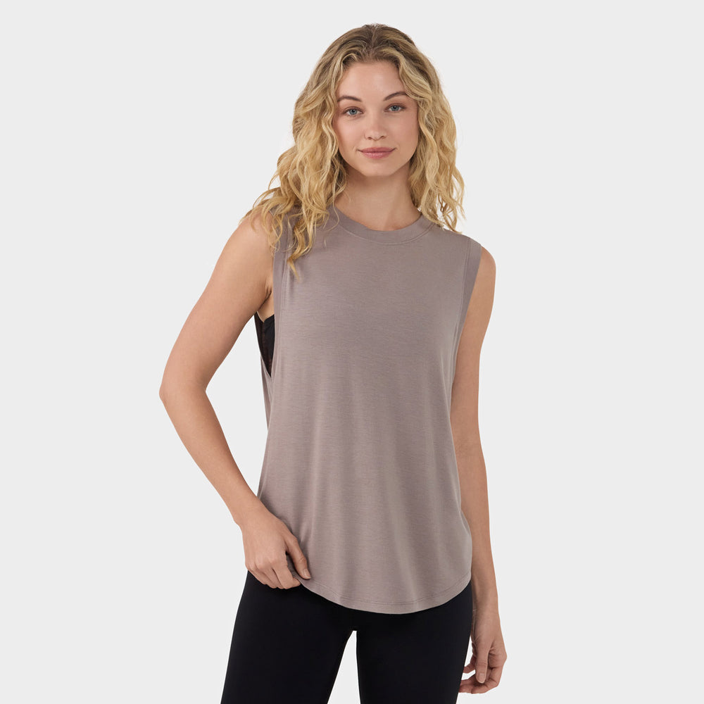 TaviLuxe® High Neck Muscle Tank | Tops > Tanks | Tavi – Tavi Active
