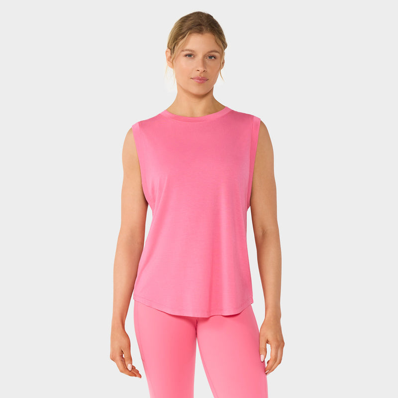 TaviLuxe® High Neck Muscle Tank | Tops > Tanks | Tavi – Tavi Active