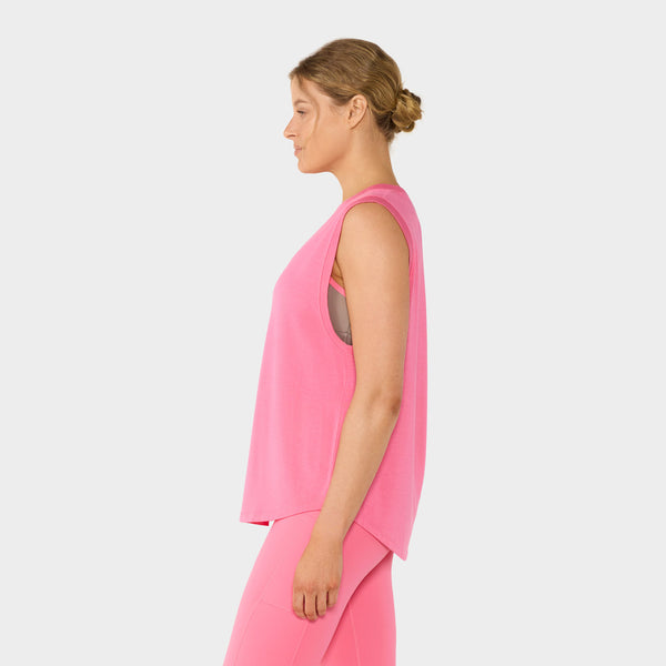 TaviLuxe® High Neck Muscle Tank | Tops > Tanks | Tavi – Tavi Active