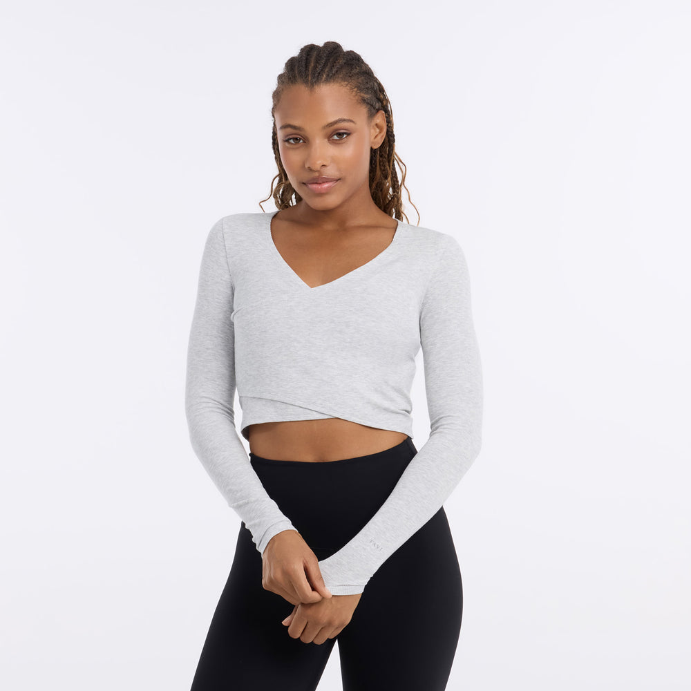 Criss Cross Long Sleeve Top | Tops > Long Sleeve | Tavi – Tavi Active