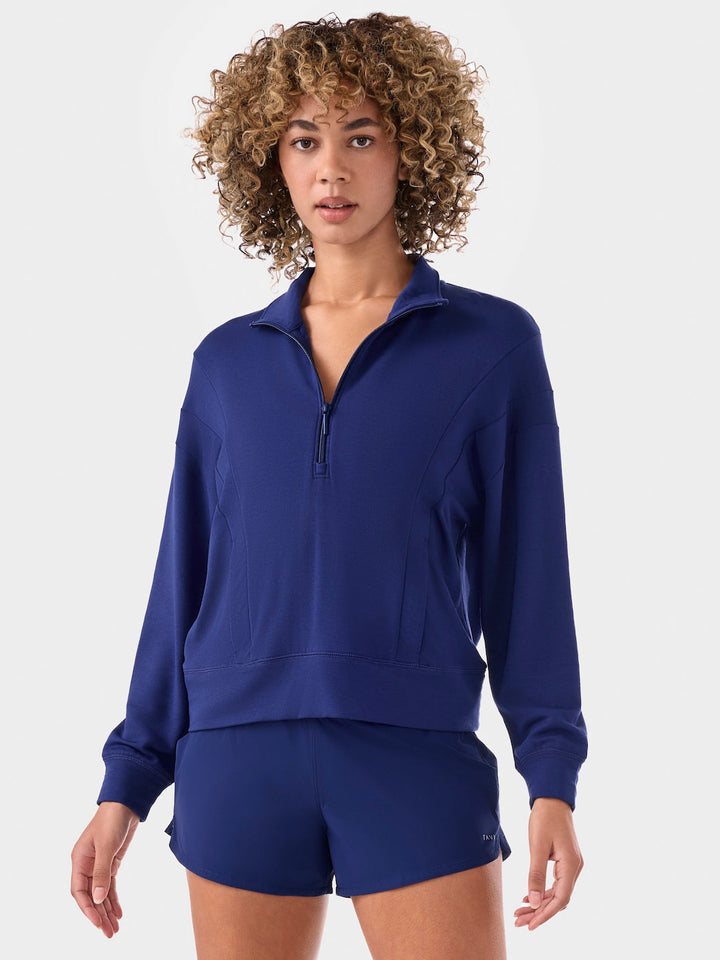 TaviLuxe® 3/4 Zip Cozy Fleece Pullover | Tops > Sweaters & Hoodies | Tavi – Tavi Active