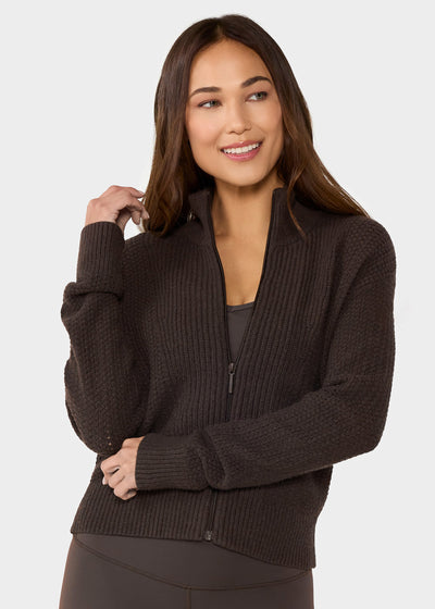 Alpine Full Zip Sweater Jacket | Tops > Sweaters & Hoodies | Tavi – Tavi Active