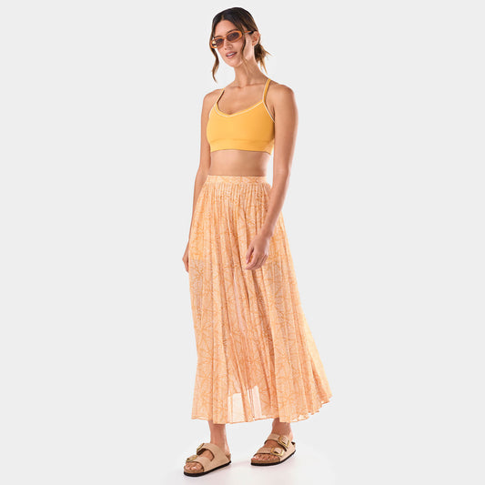 Pleated Active Coverup Skirt | Bottoms>skirt | Tavi – Tavi Active