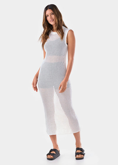 Retreat Sleeveless Open Knit Dress | Dress | Tavi – Tavi Active