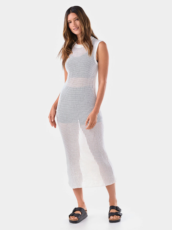 Retreat Sleeveless Open Knit Dress | Dress | Tavi – Tavi Active
