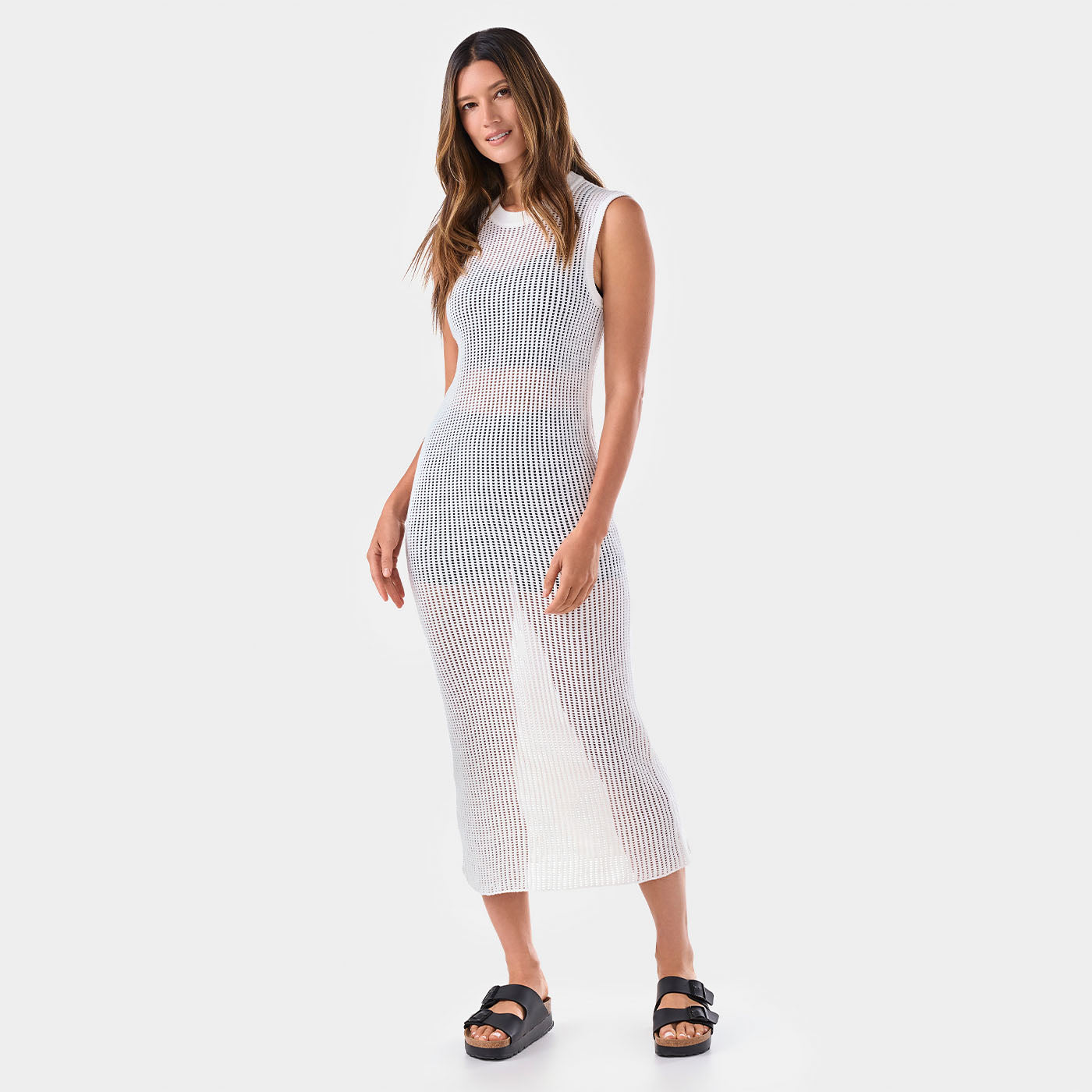 Retreat Sleeveless Open Knit Dress | Dress | Tavi – Tavi Active