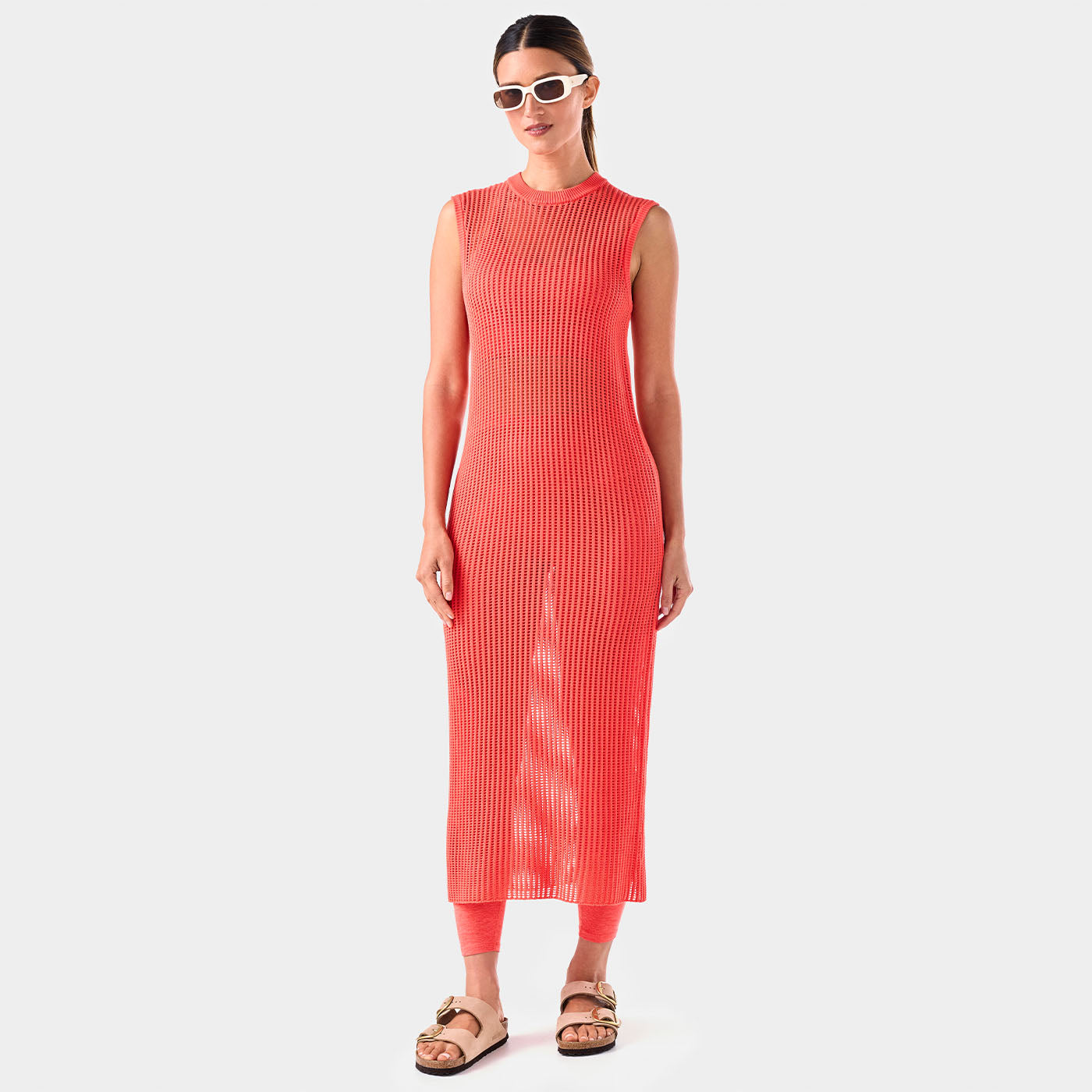 Retreat Sleeveless Open Knit Dress | Dress | Tavi – Tavi Active