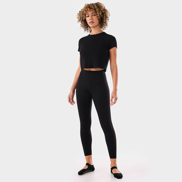 TaviSculpt® High Waisted Pocket 7/8 Leggings | Bottoms > Leggings | Tavi – ToeSox | Tavi | Vooray