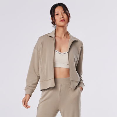 TaviLuxe® Cozy Paneled Full Zip | Tops > Jackets | Tavi – Tavi Active