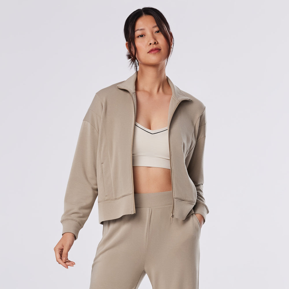 TaviLuxe® Cozy Paneled Full Zip | Tops > Jackets | Tavi – Tavi Active