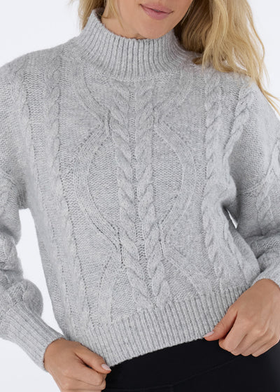 Hi Low Cable Sweater | Tops > Sweaters & Hoodies | Tavi – Tavi Active