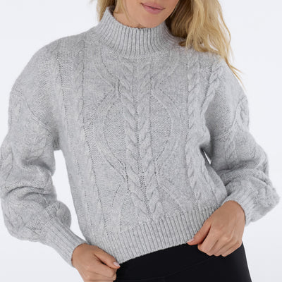 Hi Low Cable Sweater | Tops > Sweaters & Hoodies | Tavi – Tavi Active
