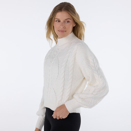 Hi Low Cable Sweater | Tops > Sweaters & Hoodies | Tavi – Tavi Active