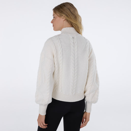 Hi Low Cable Sweater | Tops > Sweaters & Hoodies | Tavi – Tavi Active