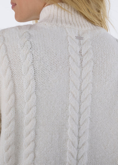 Hi Low Cable Sweater | Tops > Sweaters & Hoodies | Tavi – Tavi Active