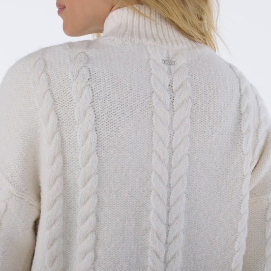 Hi Low Cable Sweater | Tops > Sweaters & Hoodies | Tavi – Tavi Active