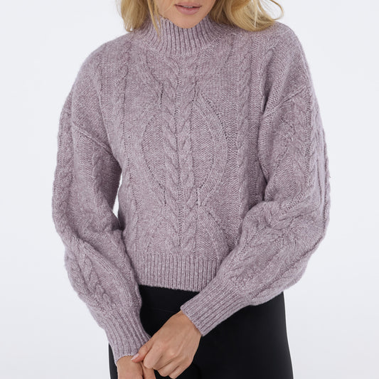 Hi Low Cable Sweater | Tops > Sweaters & Hoodies | Tavi – Tavi Active
