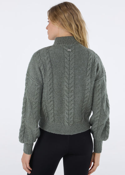 Hi Low Cable Sweater | Tops > Sweaters & Hoodies | Tavi – Tavi Active
