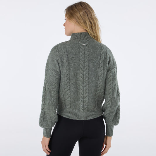 Hi Low Cable Sweater | Tops > Sweaters & Hoodies | Tavi – Tavi Active