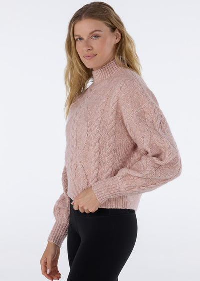 Hi Low Cable Sweater | Tops > Sweaters & Hoodies | Tavi – Tavi Active