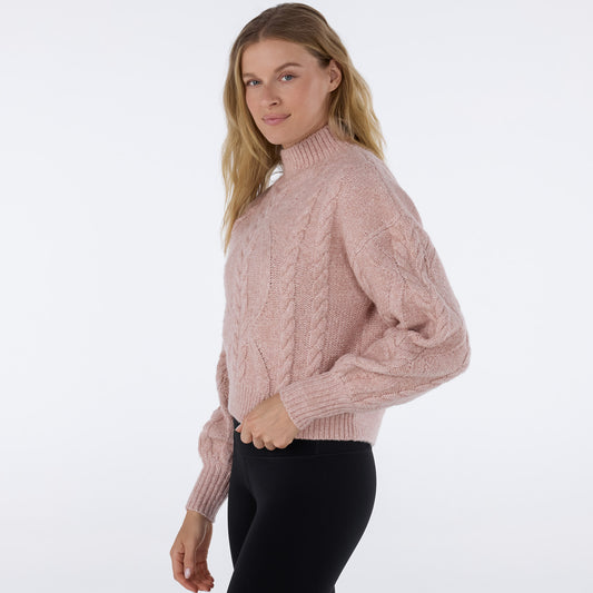 Hi Low Cable Sweater | Tops > Sweaters & Hoodies | Tavi – Tavi Active