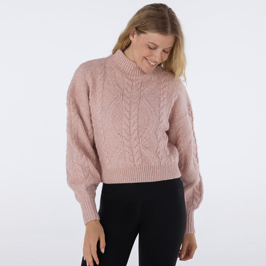 Hi Low Cable Sweater | Tops > Sweaters & Hoodies | Tavi – Tavi Active