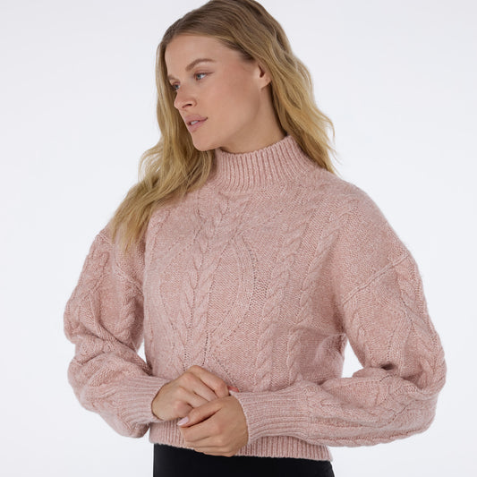 Hi Low Cable Sweater | Tops > Sweaters & Hoodies | Tavi – Tavi Active