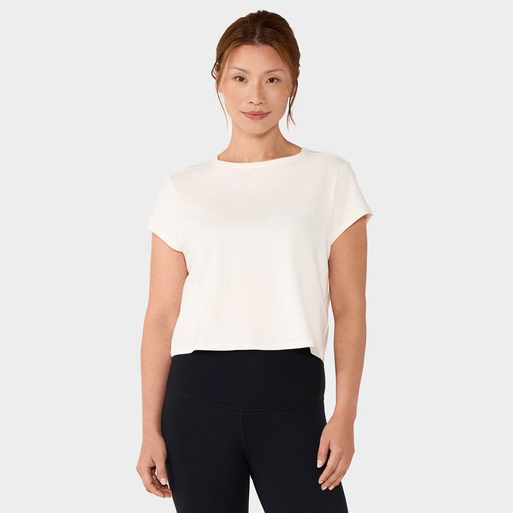 Relaxed Cap Sleeve Tee | Tops > Short Sleeve | Tavi – Tavi Active