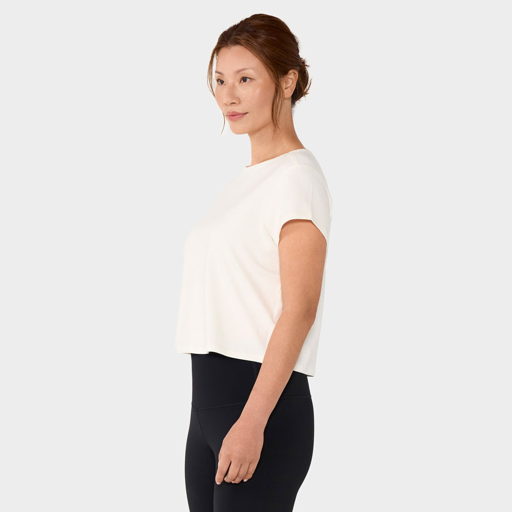 Relaxed Cap Sleeve Tee | Tops > Short Sleeve | Tavi – Tavi Active