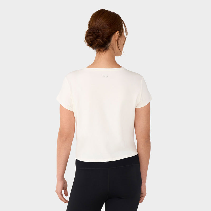 Relaxed Cap Sleeve Tee | Tops > Short Sleeve | Tavi – Tavi Active
