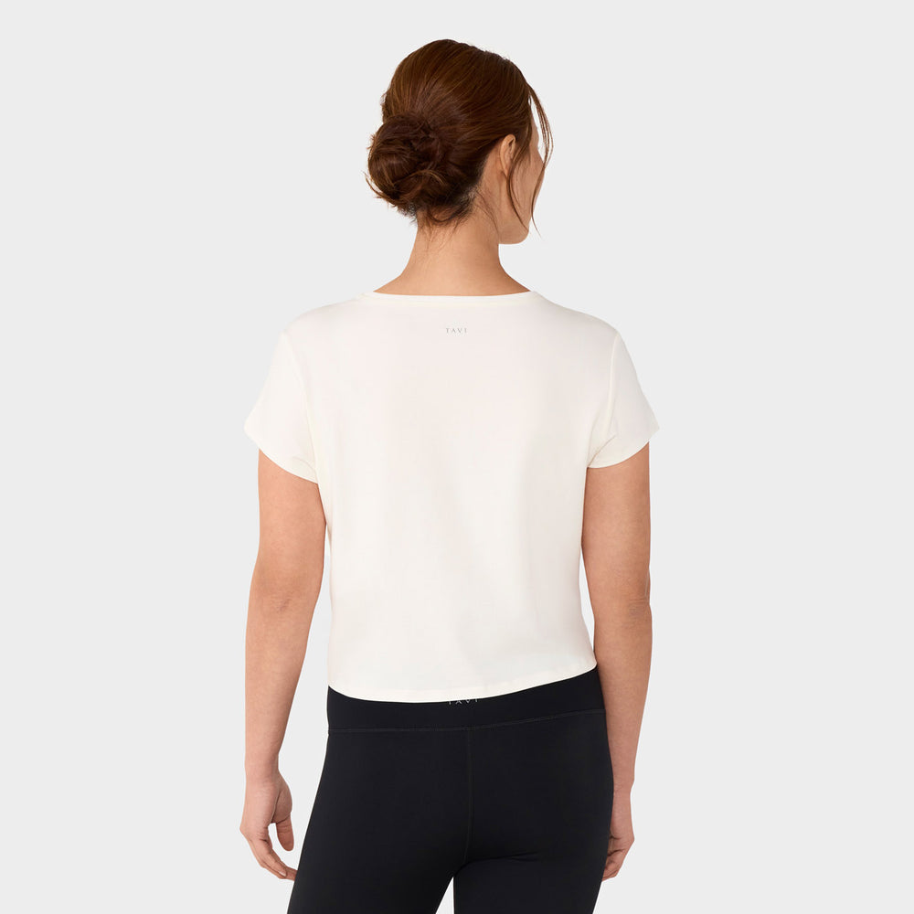 Relaxed Cap Sleeve Tee | Tops > Short Sleeve | Tavi – Tavi Active