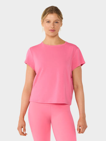 Relaxed Cap Sleeve Tee | Tops > Short Sleeve | Tavi – Tavi Active
