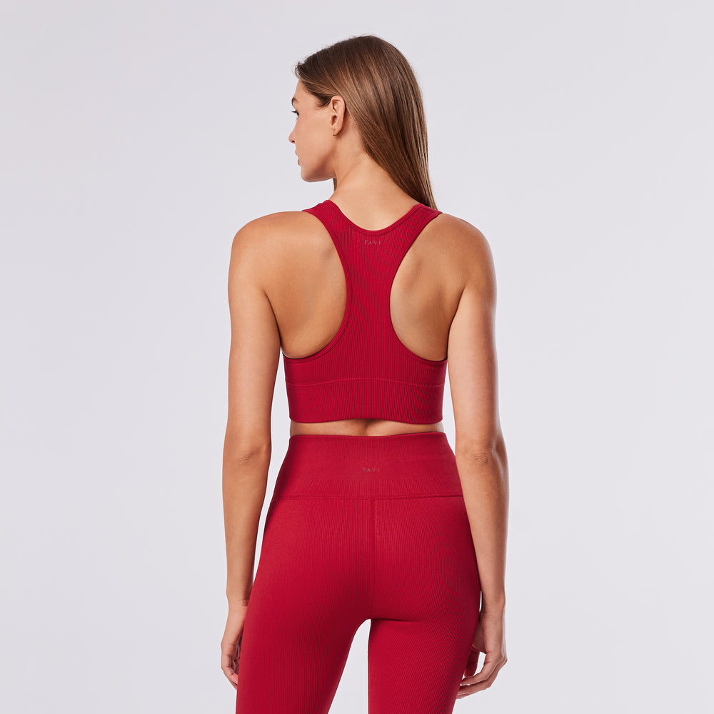 Seamless Racerback Rib Bra | Sports Bras | Tavi – Tavi Active