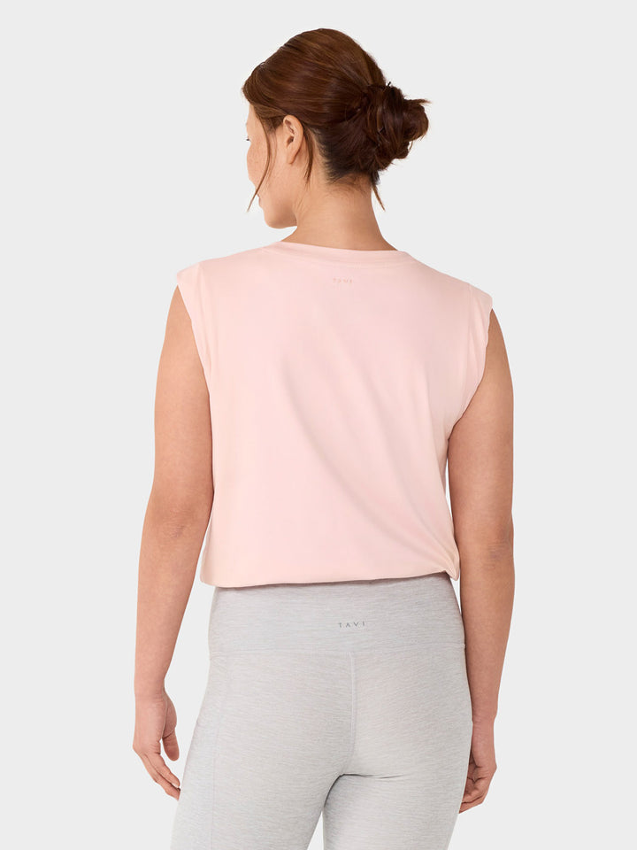 Tavi SoftTec Crop Tie Tee | Tops > Short Sleeve | Tavi – Tavi Active