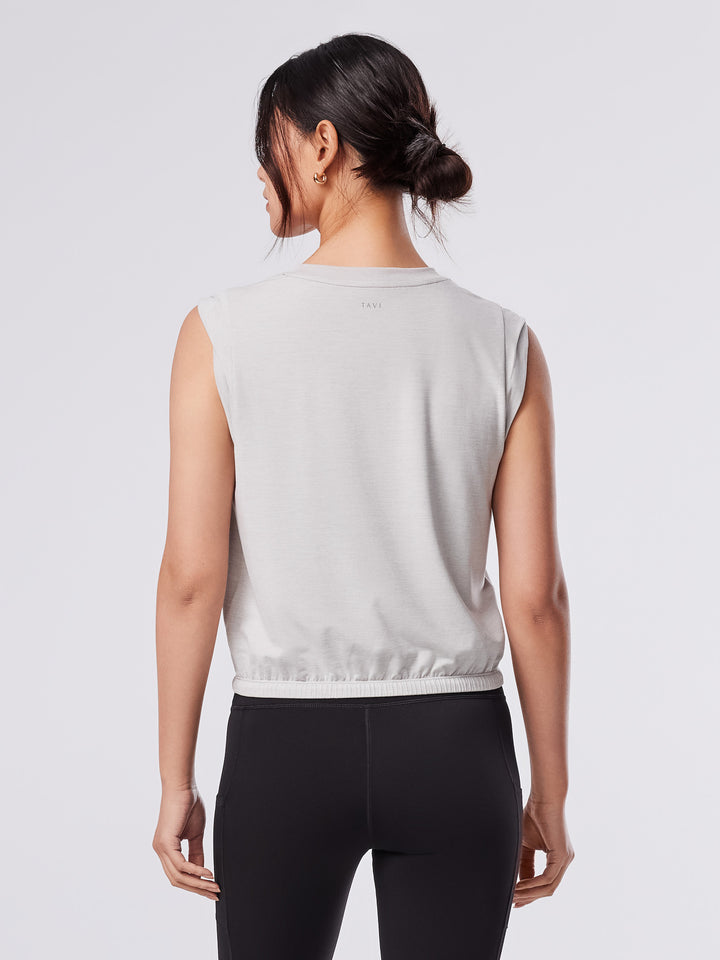 Tavi SoftTec Crop Tie Tee | Tops > Short Sleeve | Tavi – Tavi Active