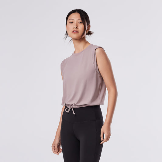 Tavi SoftTec Crop Tie Tee | Tops > Short Sleeve | Tavi – Tavi Active