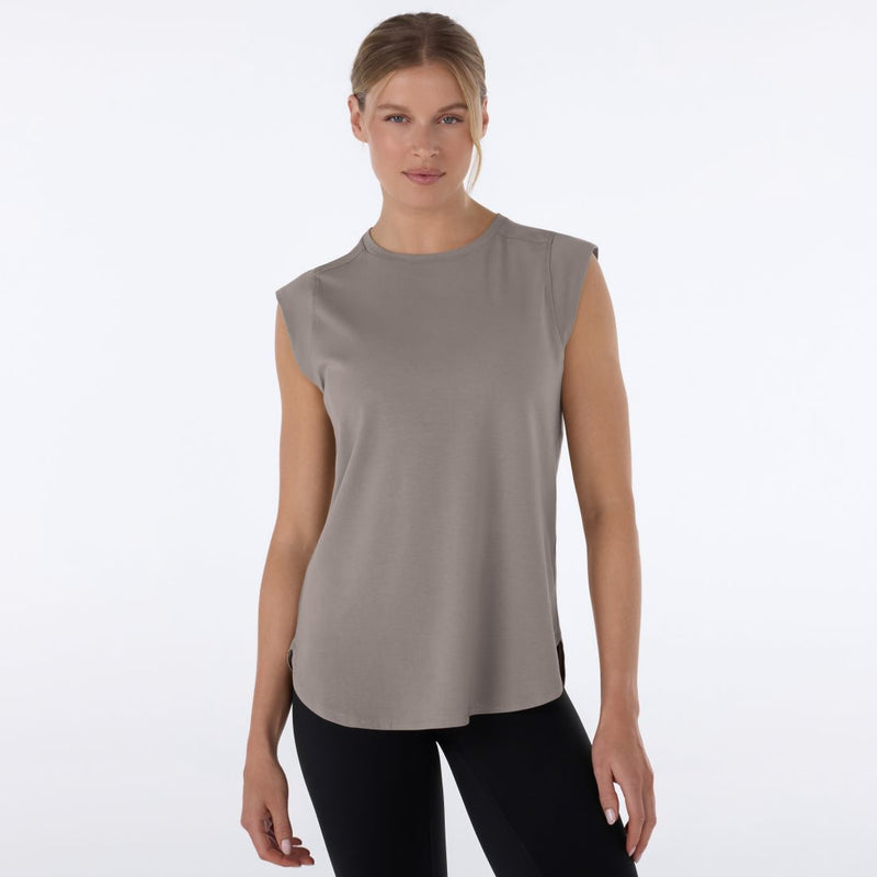 Cap Sleeve Crewneck Tee | Tops > Short Sleeve | Tavi – Tavi Active