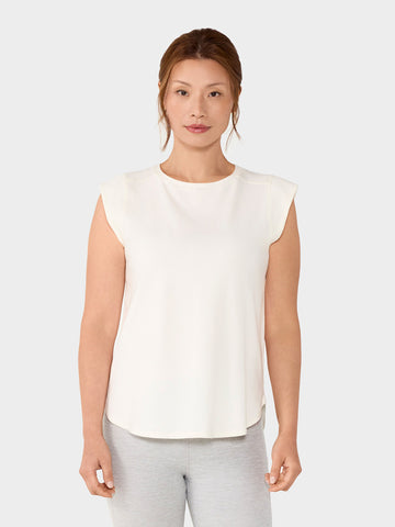 Cap Sleeve Crewneck Tee | Tops > Short Sleeve | Tavi – Tavi Active