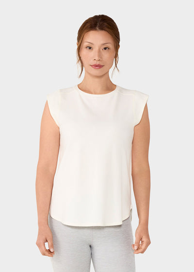 Cap Sleeve Crewneck Tee | Tops > Short Sleeve | Tavi – Tavi Active